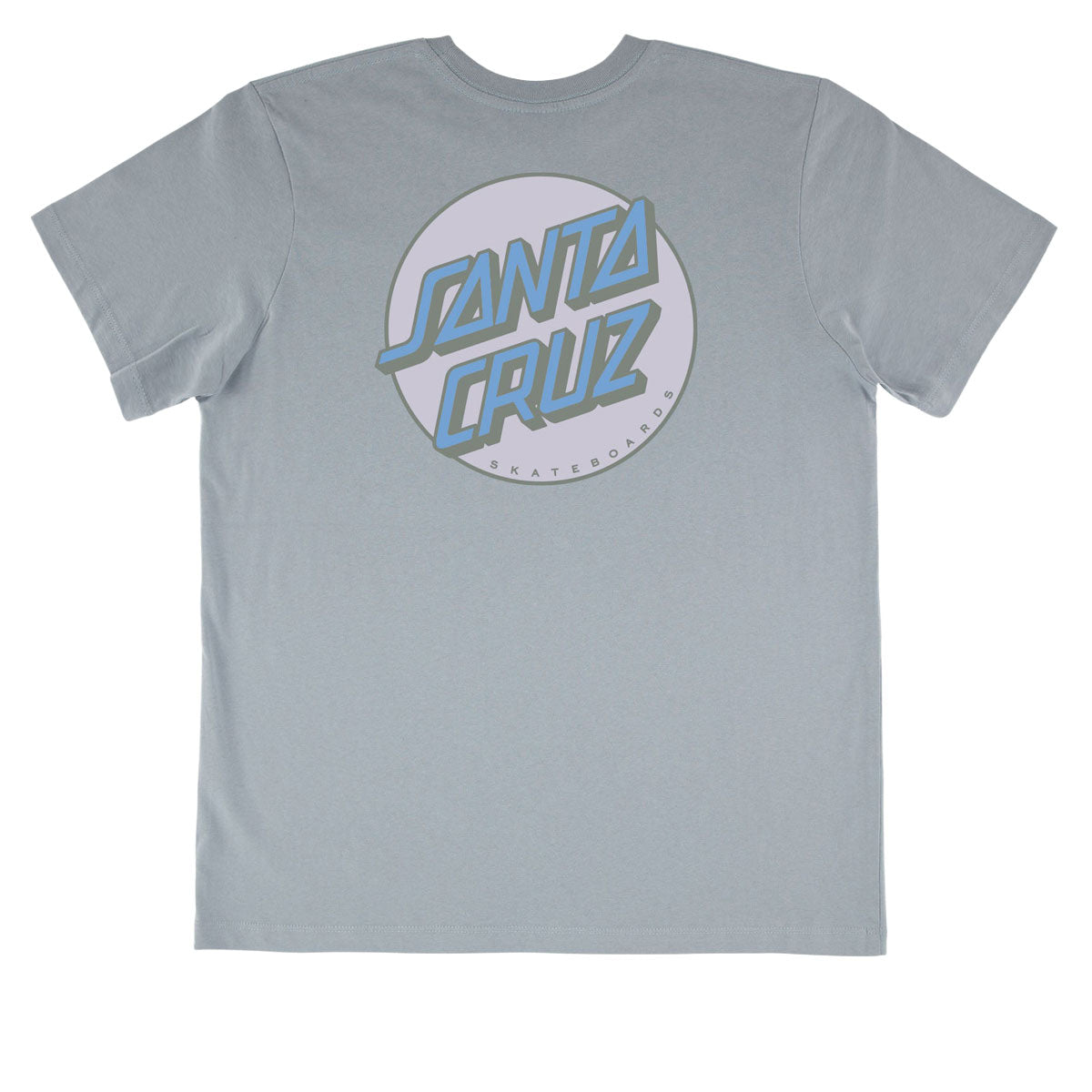 Santa Cruz Womens Other Dot Chest T-Shirt - Blue Fog image 2
