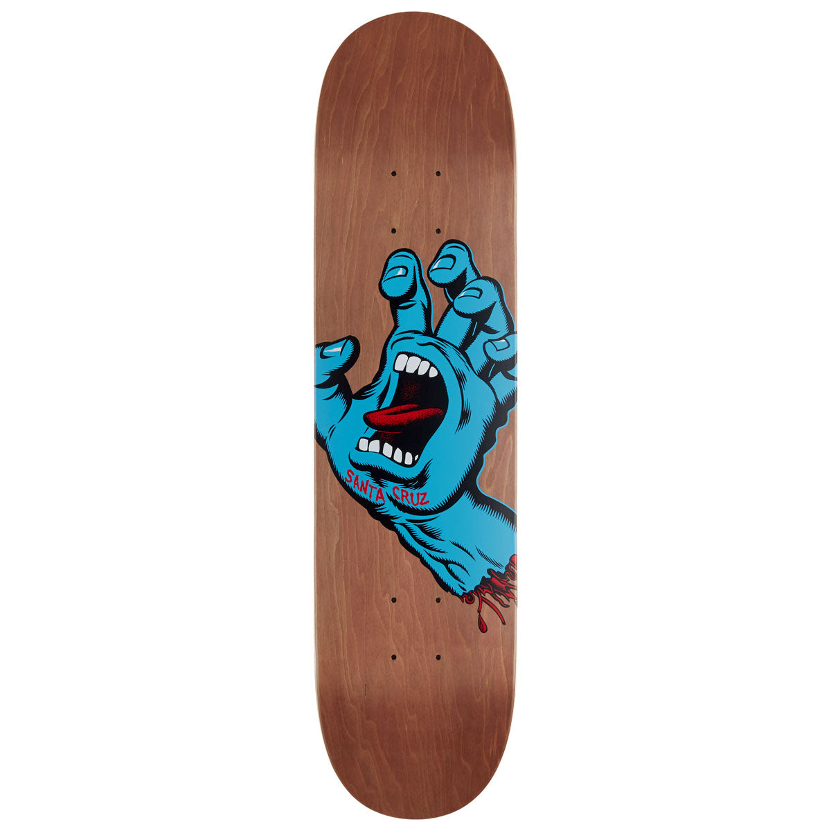 Santa Cruz Screaming Hand Skateboard Deck - 7.50