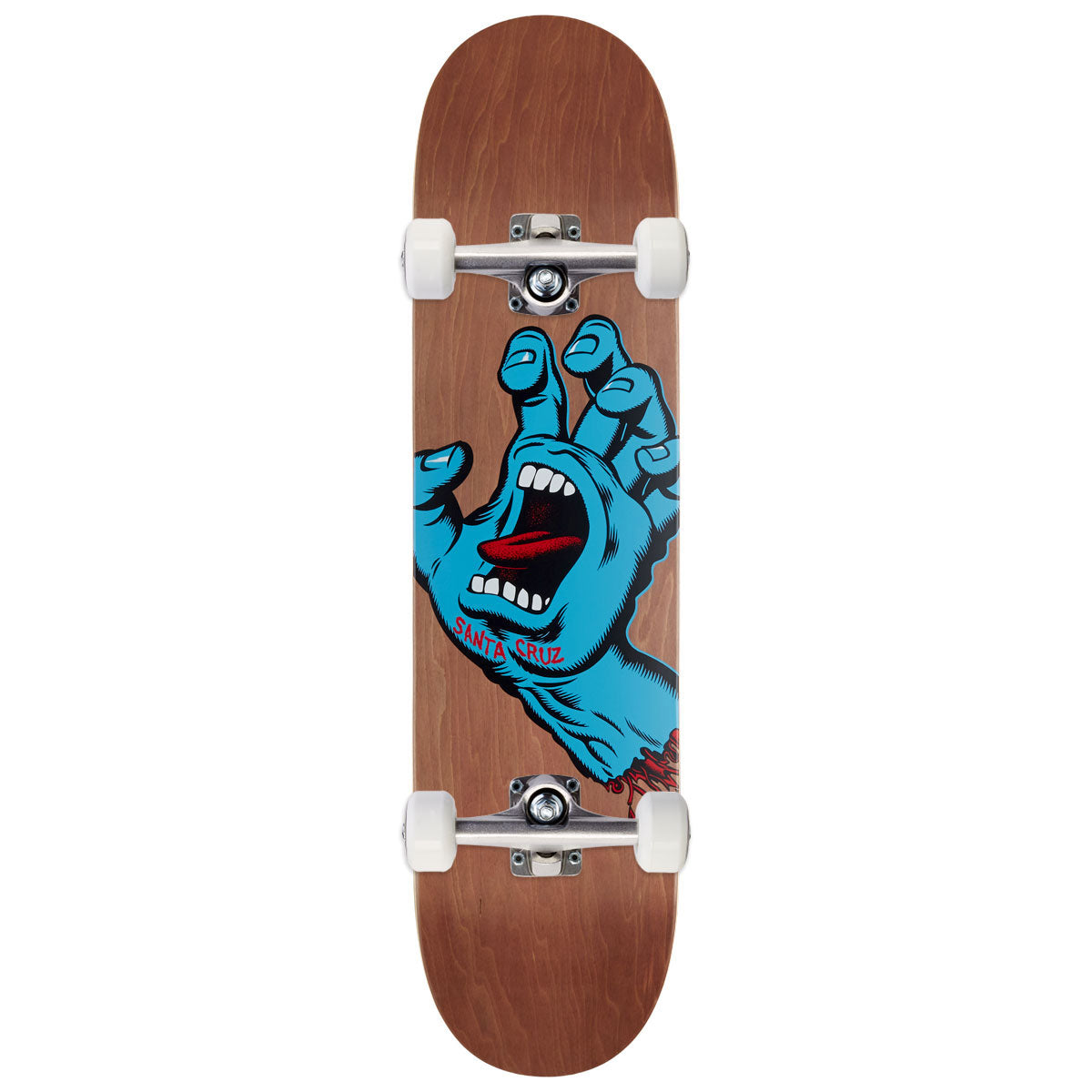Santa Cruz Screaming Hand Skateboard Complete - 7.50