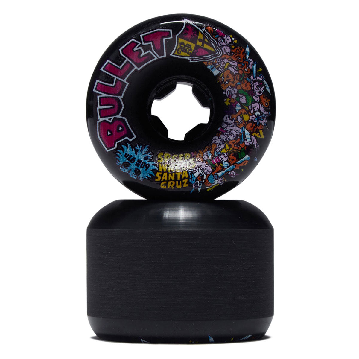 Slime Balls Bullet Riot Vomits 97a Skateboard Wheels - Black - 60mm image 2