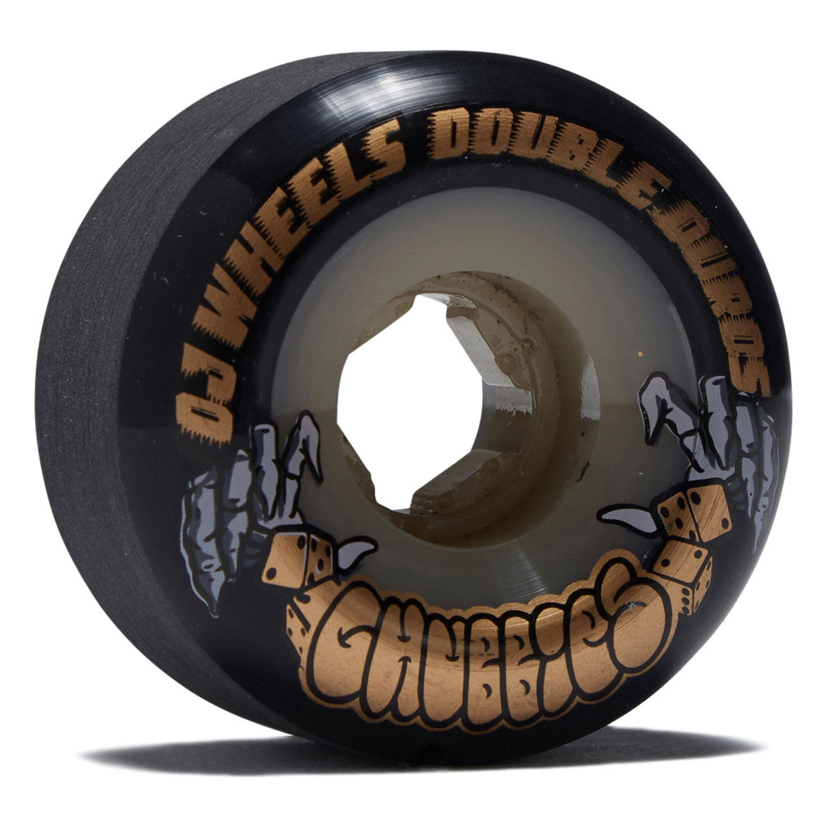 OJ Double Duro Gum Chubbies 99a/95a Skateboard Wheels - Black - 56mm image 1