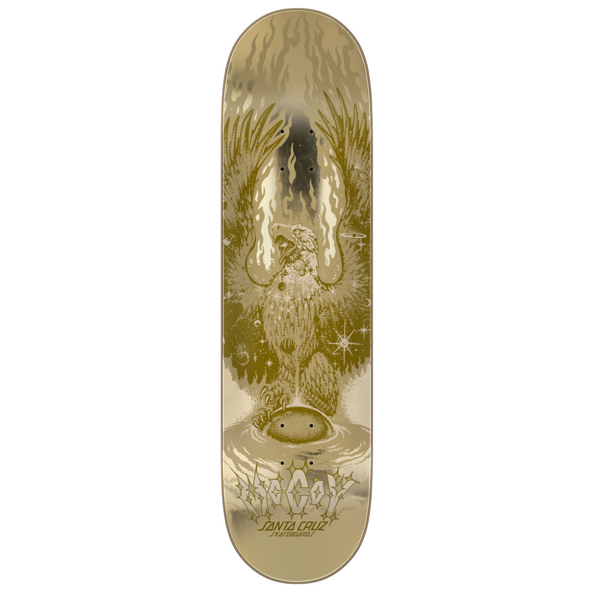 Santa Cruz McCoy Cosmic Eagle VX Twin Skateboard Deck - 8.25