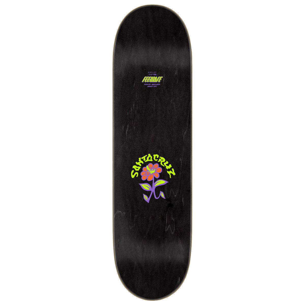 Santa Cruz Delfino Ego FeelBase Pro Skateboard Deck - 8.25