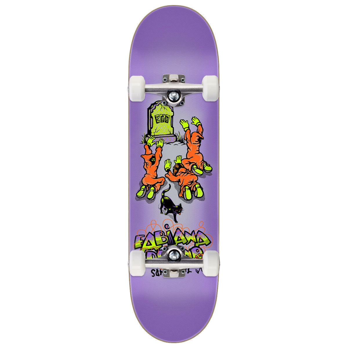 Santa Cruz Delfino Ego FeelBase Pro Skateboard Complete - 8.25