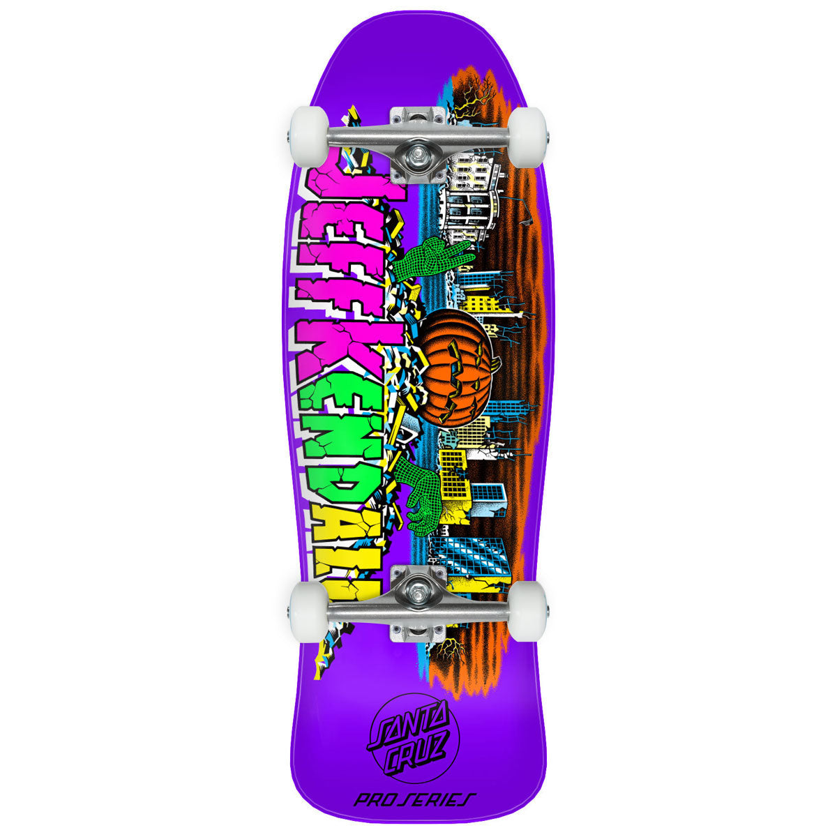 Santa Cruz Kendall Pumpkin 2025 Reissue Skateboard Complete - 10.00