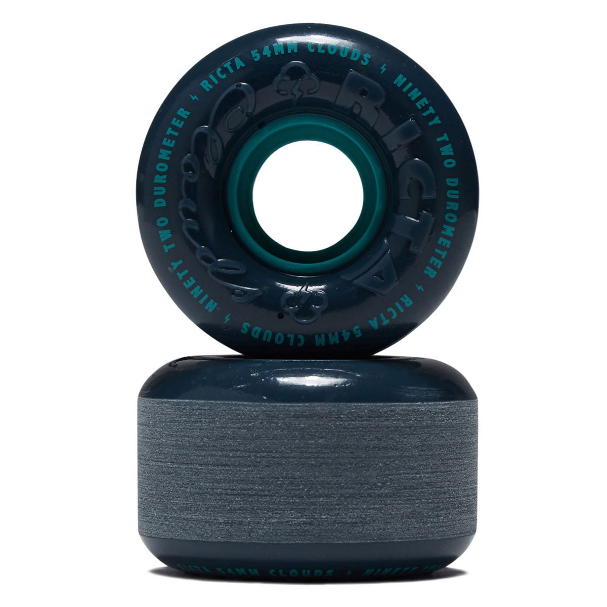 Ricta Clouds 92a Skateboard Wheels - Navy - 54mm image 2