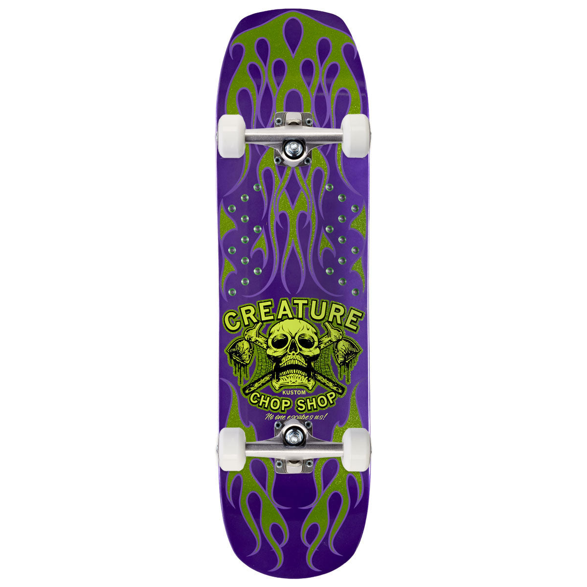 Creature Chop Shop Flame Skateboard Complete - 8.50