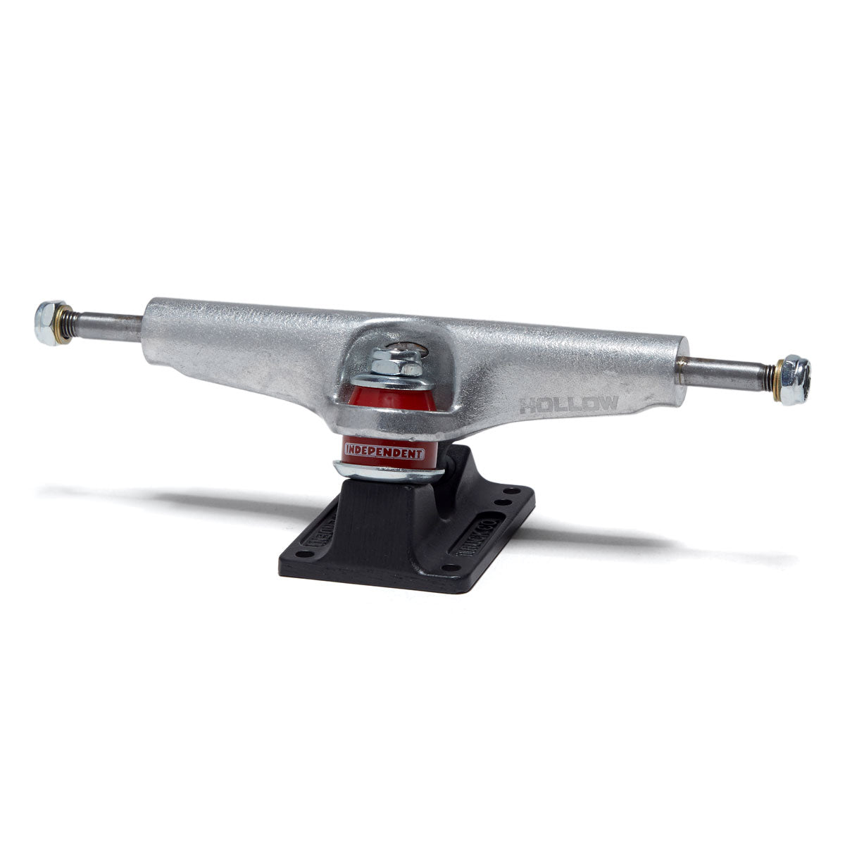 Independent Stage 4 Hollow Skateboard Trucks - Silver/Ano Black - 146mm image 2