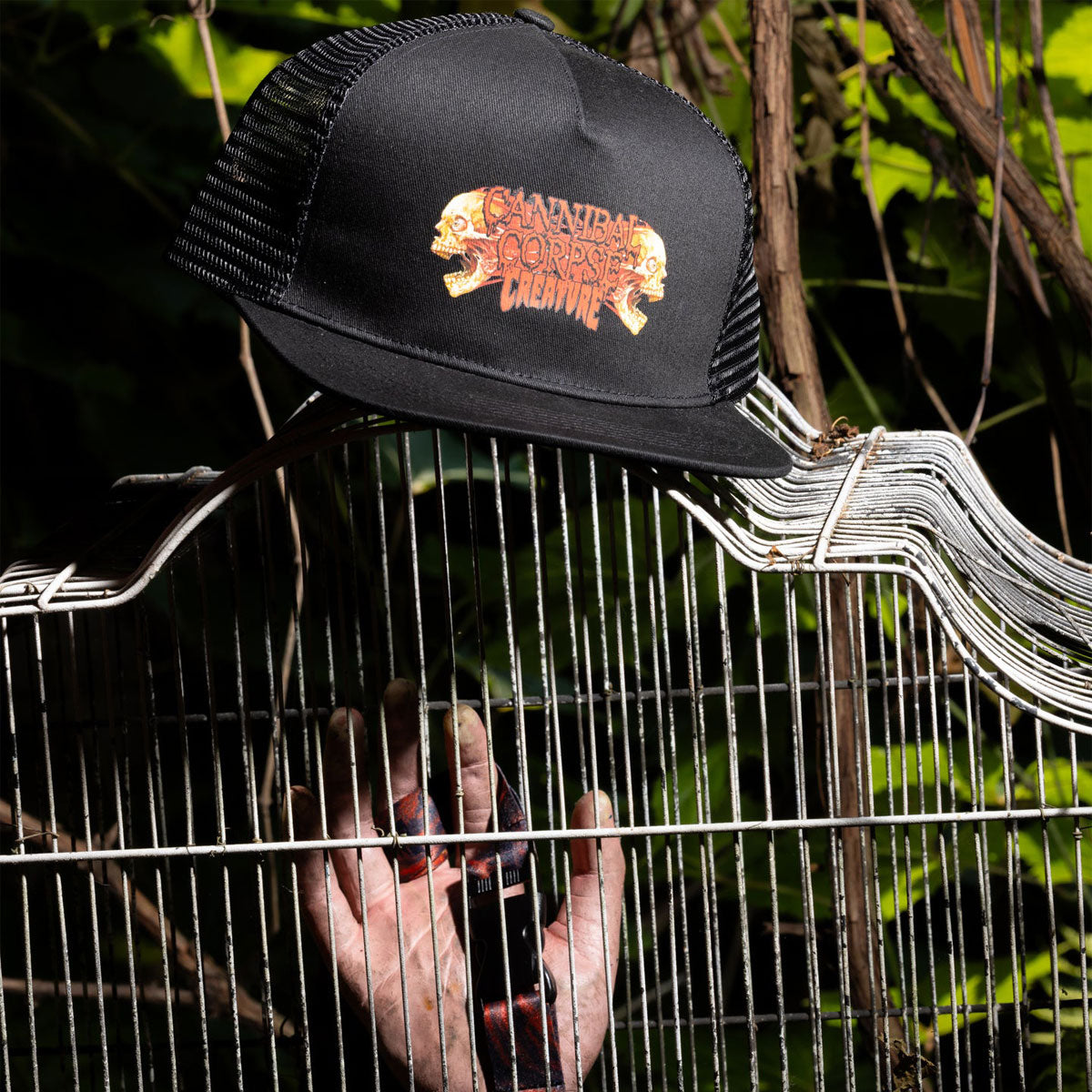 Creature x Cannibal Corpse Snapback Hat - Black image 5