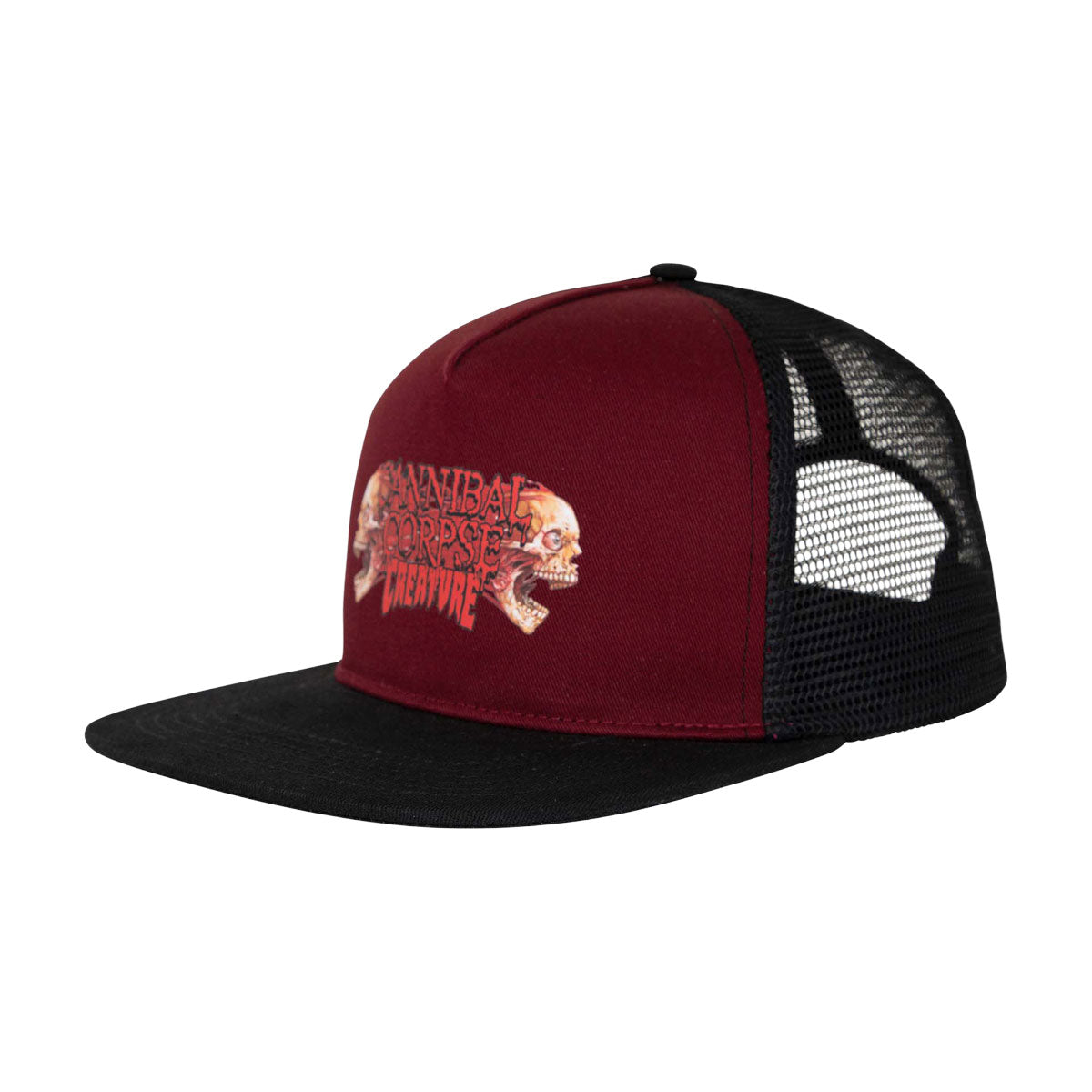 Creature x Cannibal Corpse Snapback Hat - Cardinal image 1