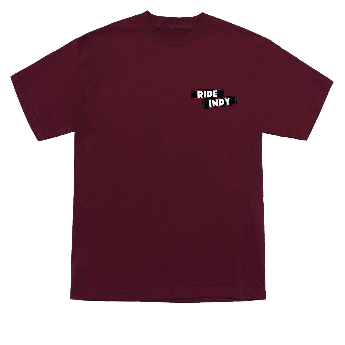 Independent Sticker Slap T-Shirt - Maroon image 2