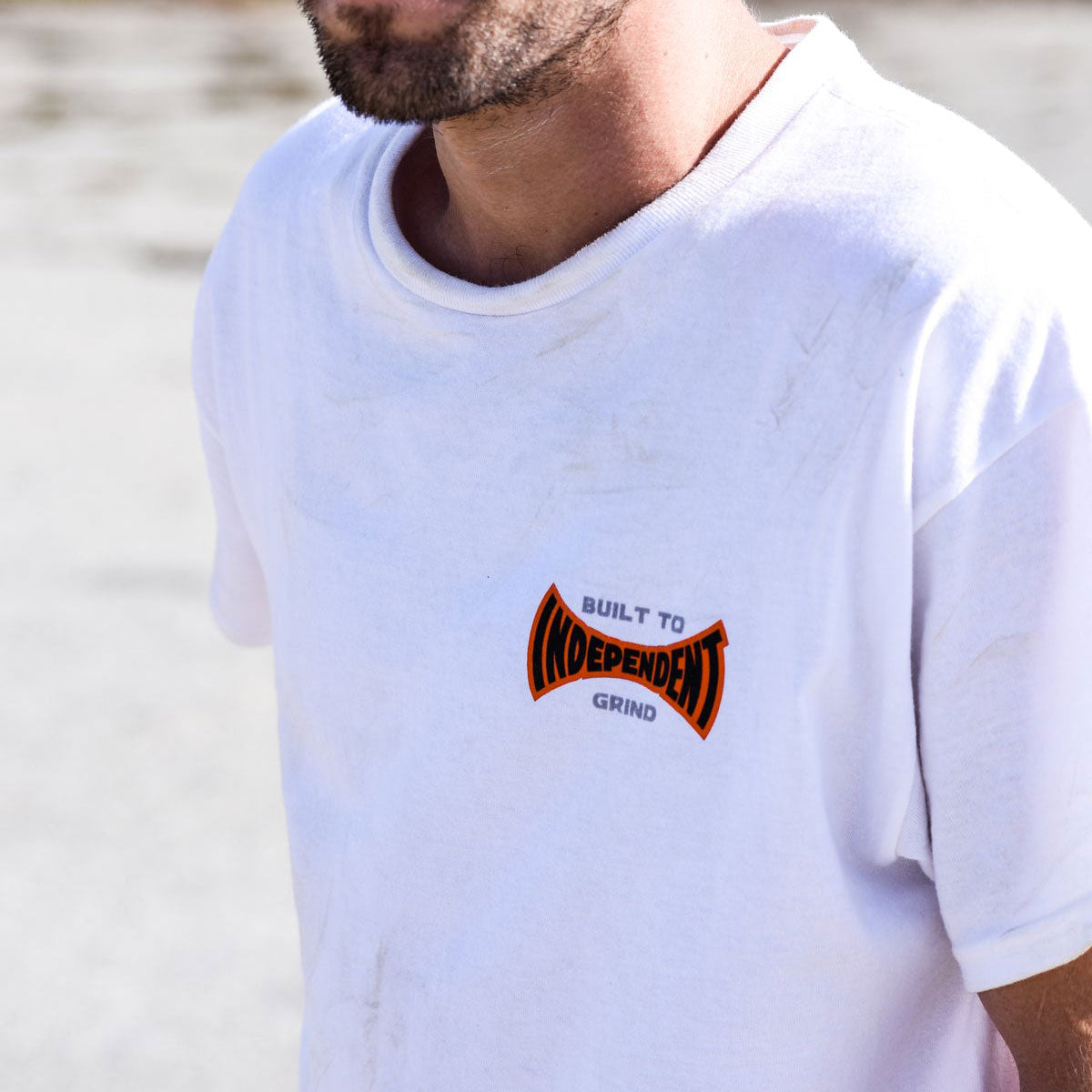 Independent Built To Grind Span T-Shirt - White image 4