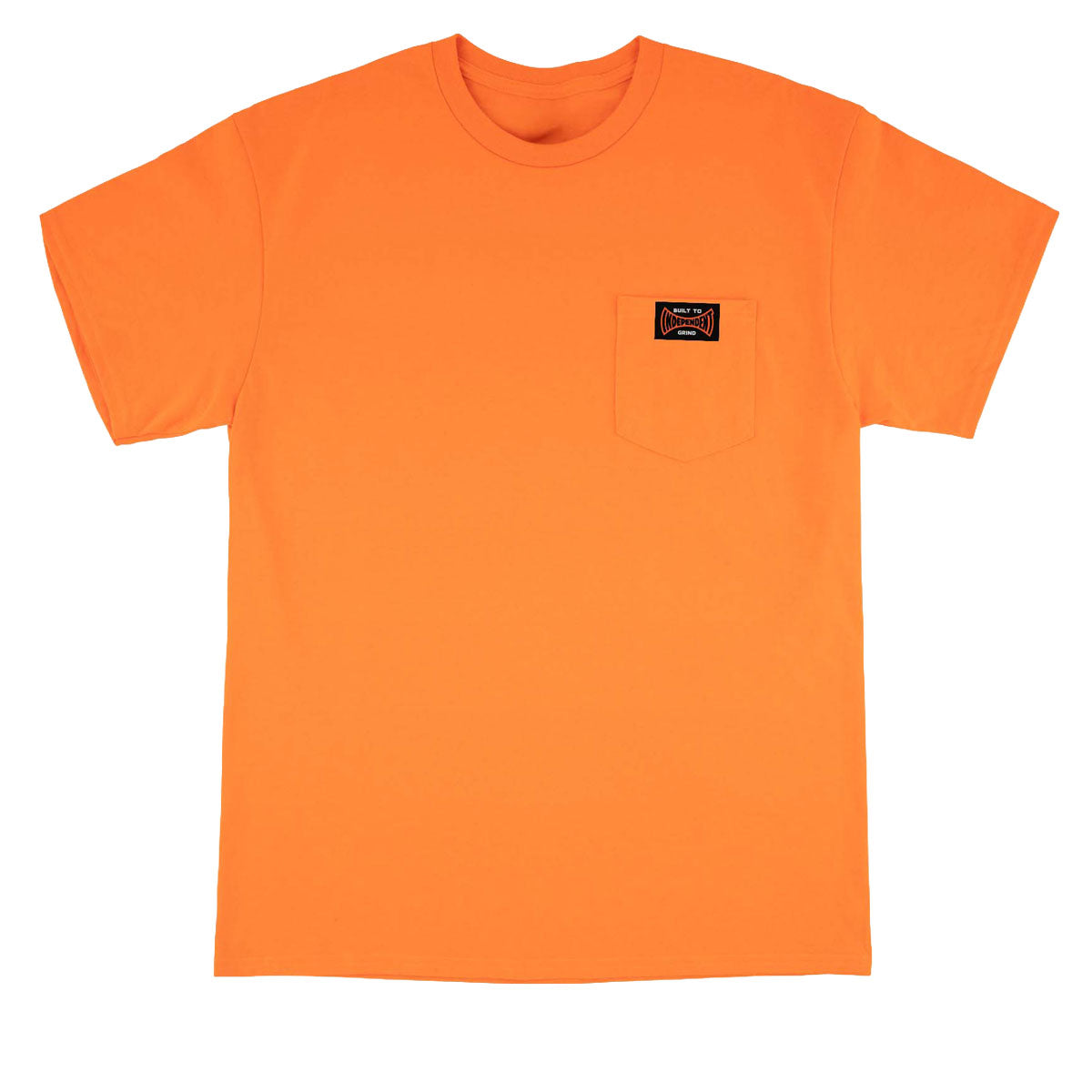 Independent Built To Grind Pocket T-Shirt - Safety Orange image 1