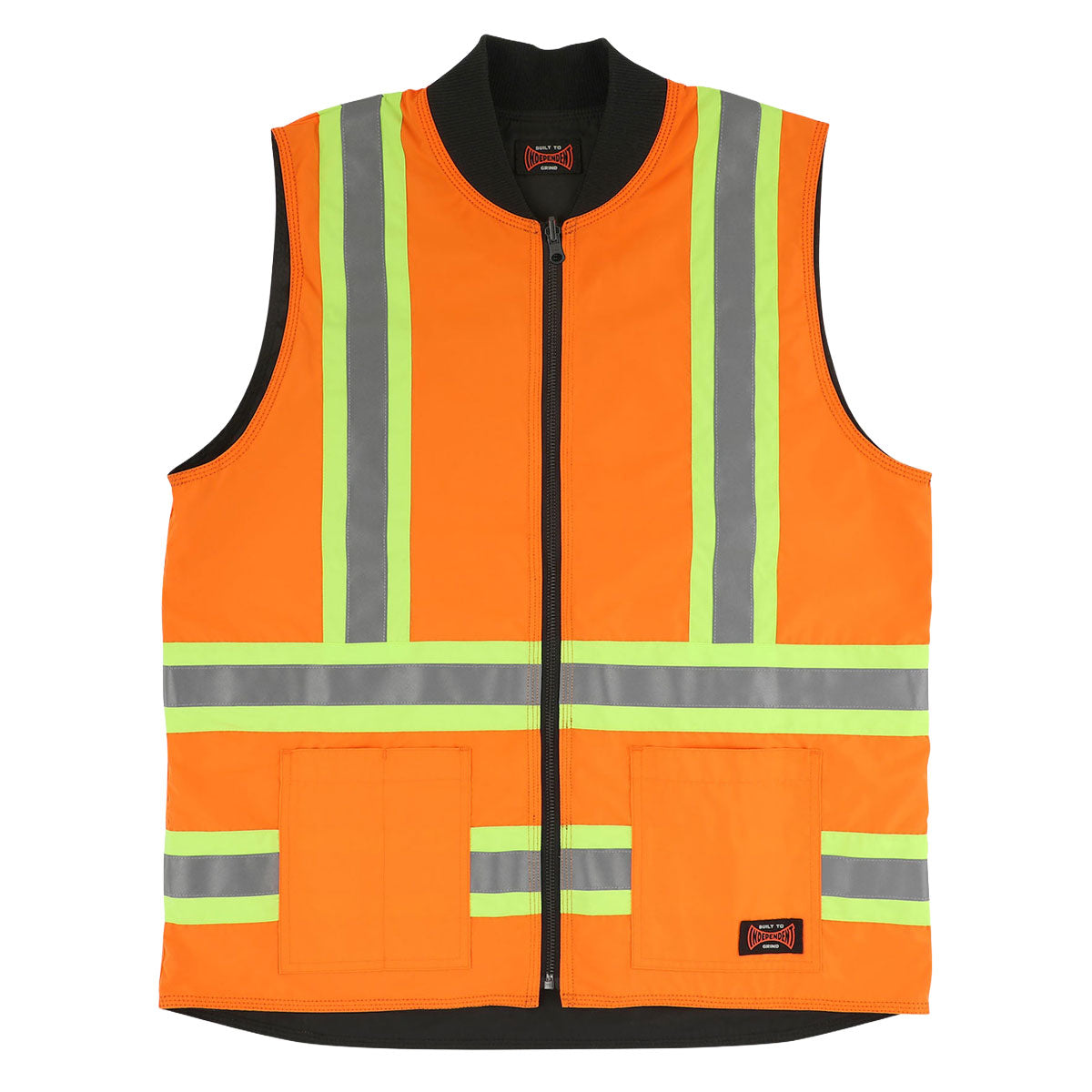 Independent BTG Reversible Work Vest - Black/Orange image 3