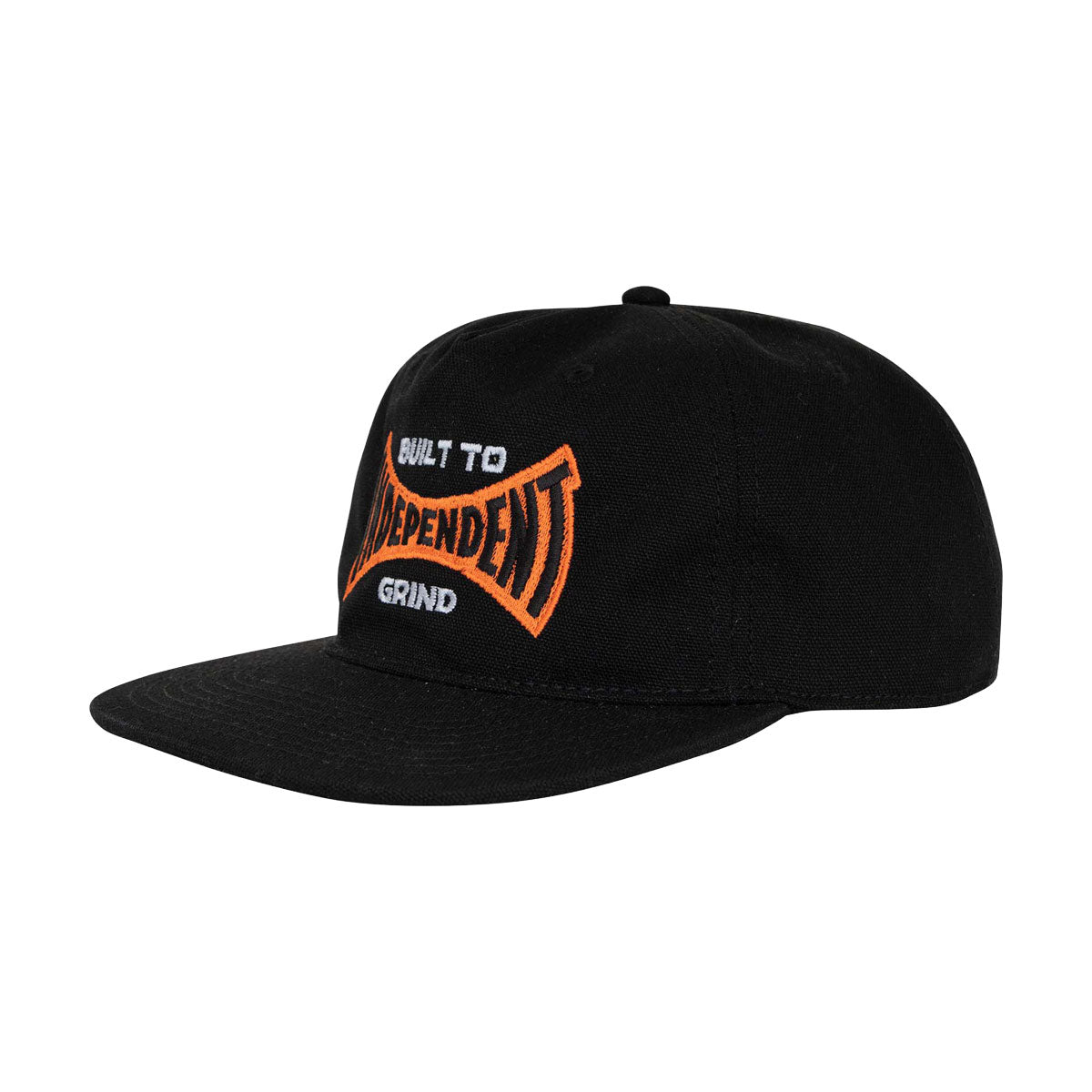 Independent Built To Grind Span Snapback Hat - Black image 1