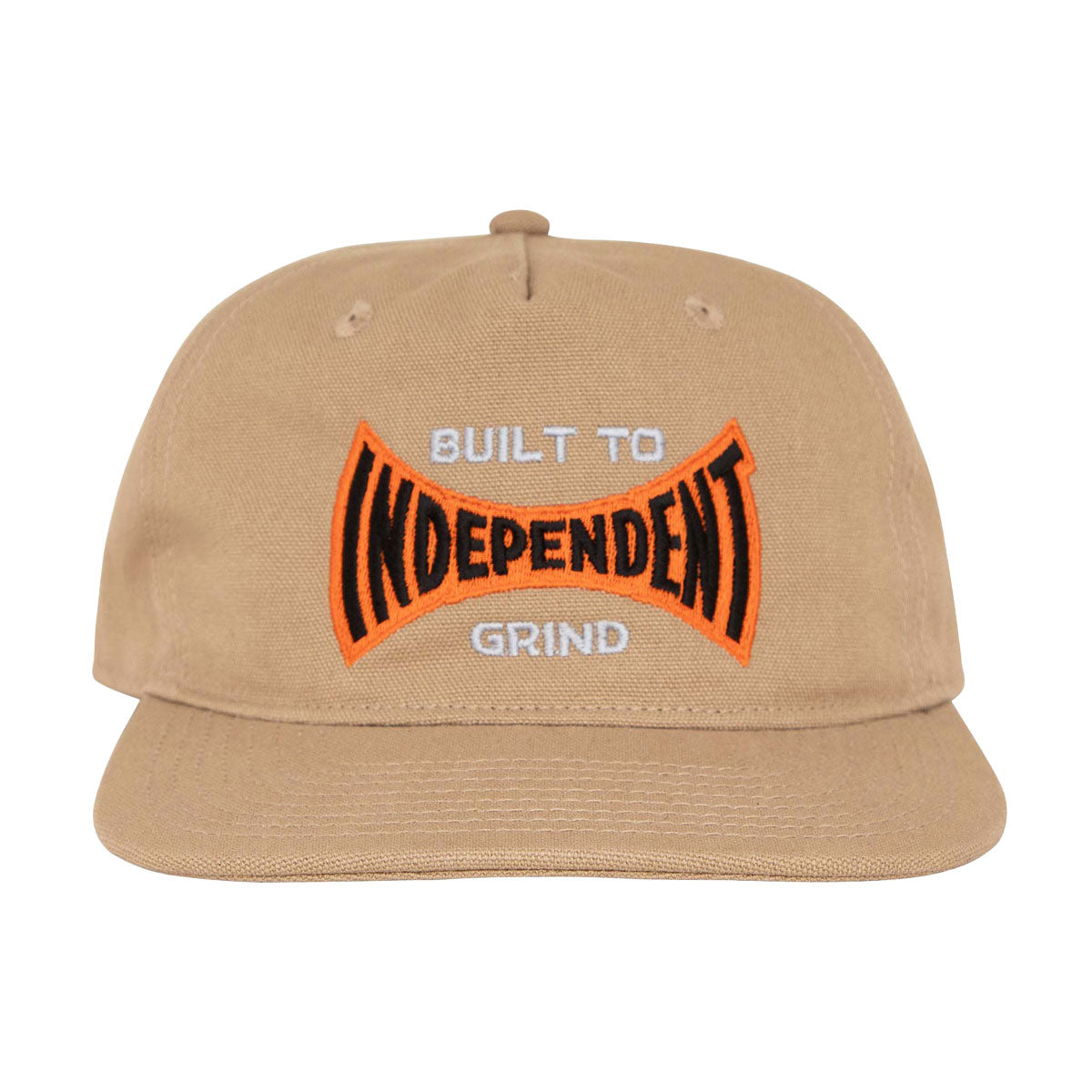 Independent Built To Grind Span Snapback Hat - Khaki image 2