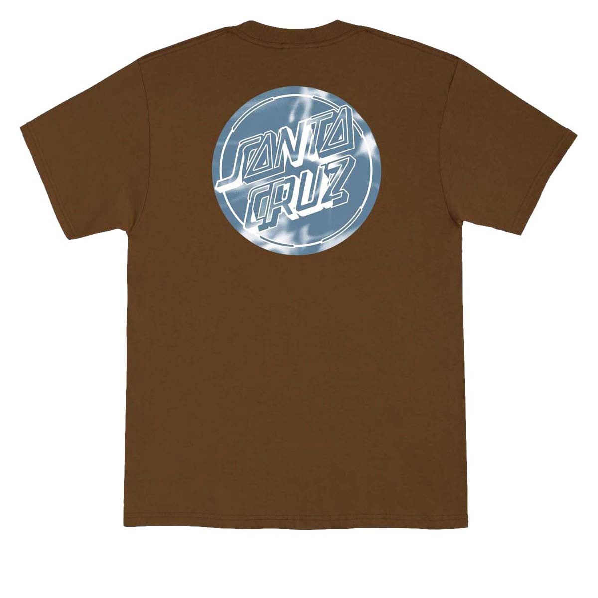 Santa Cruz Acid Cloud Dot T-Shirt - Brown image 1