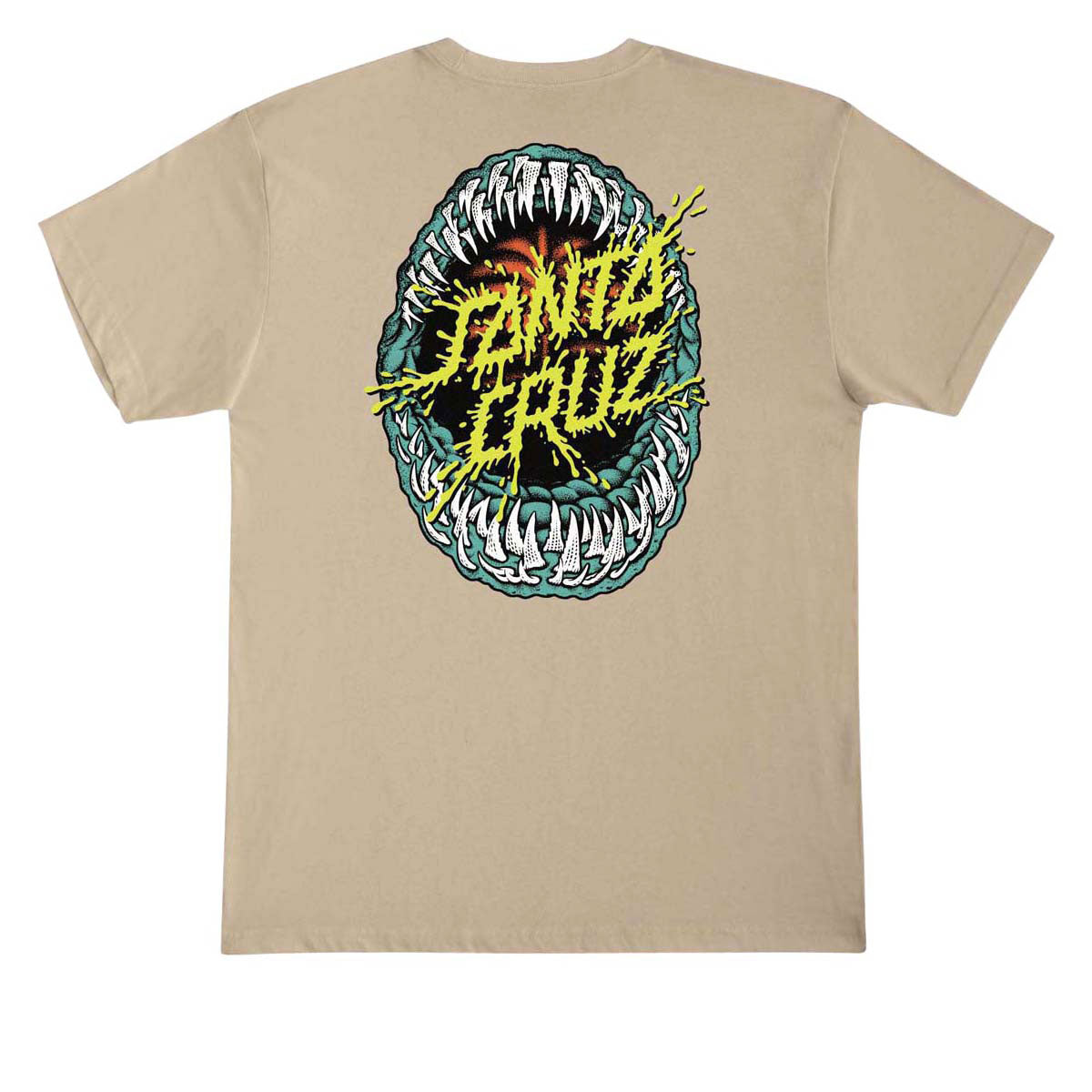 Santa Cruz Shark Jaw T-Shirt - Tan image 1