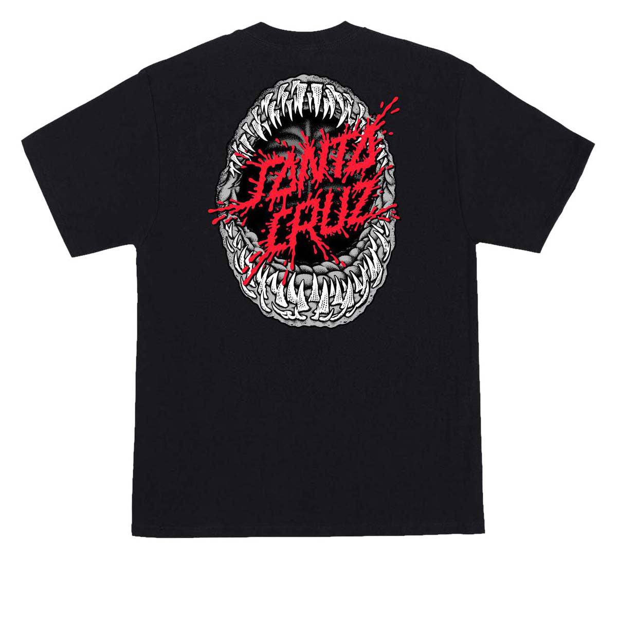 Santa Cruz Shark Jaw T-Shirt - Black image 1
