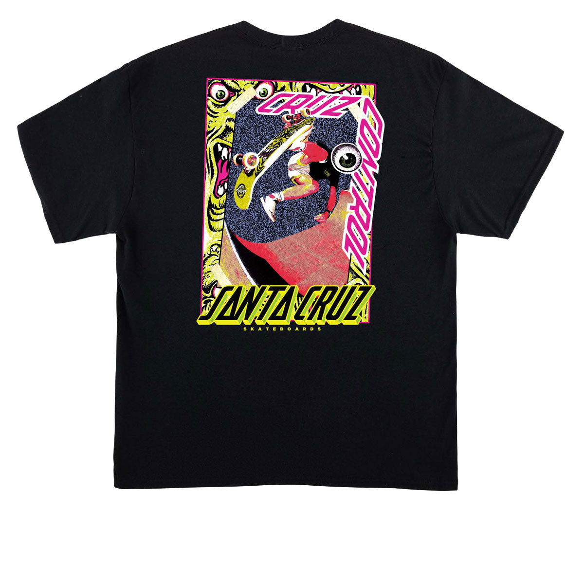 Santa Cruz Roskopp Cruz Control T-Shirt - Black image 1
