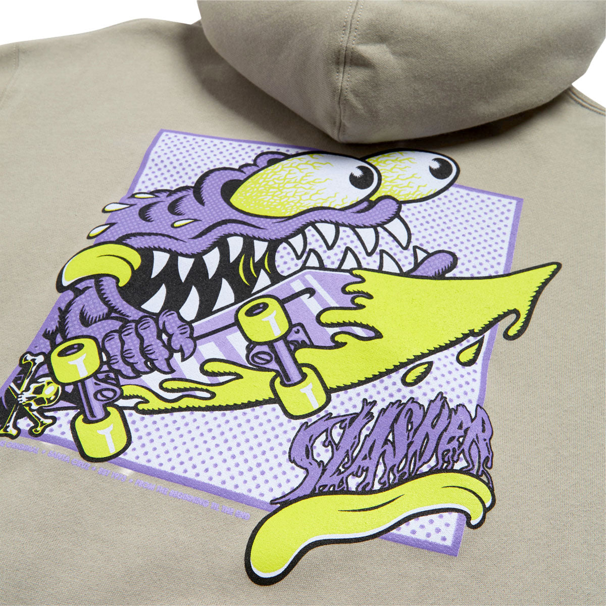 Santa Cruz Meek Slasher Box Hoodie - Cement image 4
