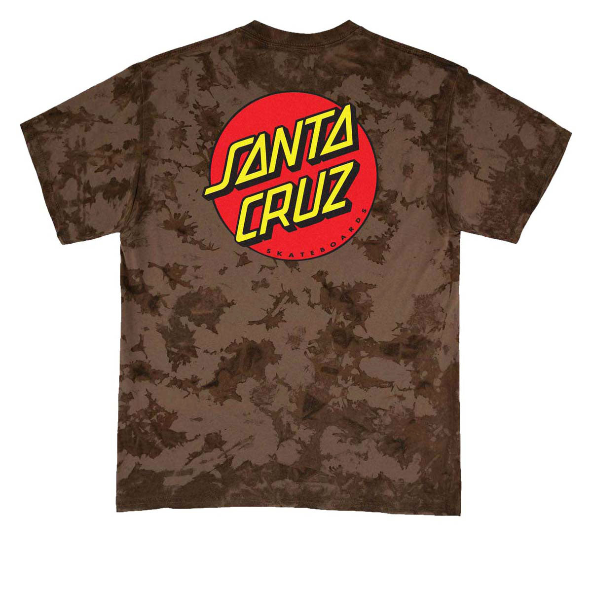 Santa Cruz Classic Dot T-Shirt - Iced Brown image 2