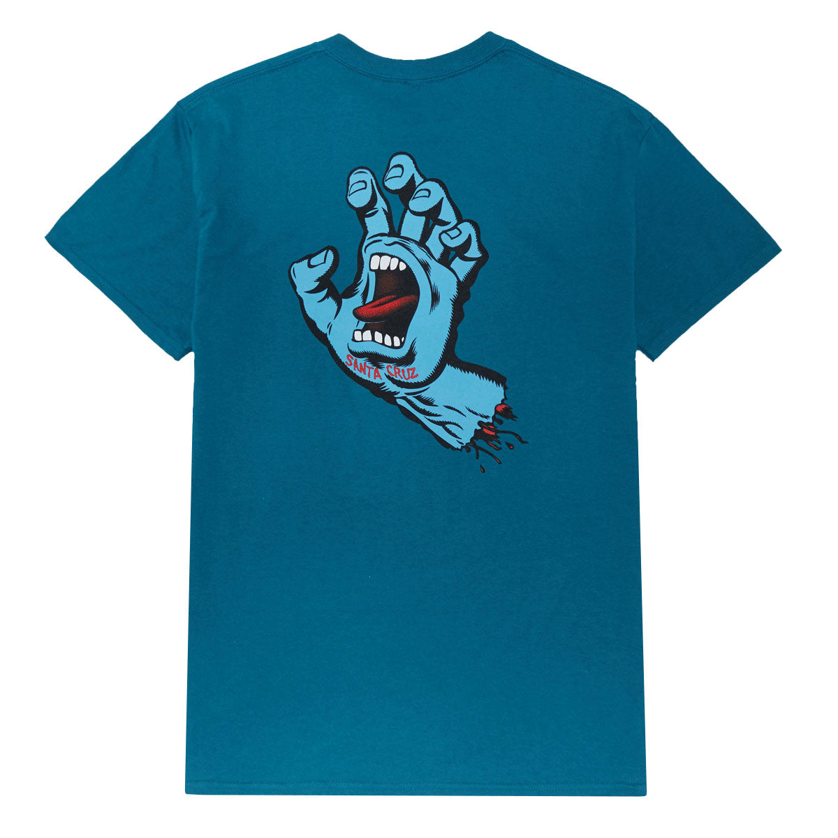 Santa Cruz Screaming Hand T-Shirt - Galapagos Blue image 1