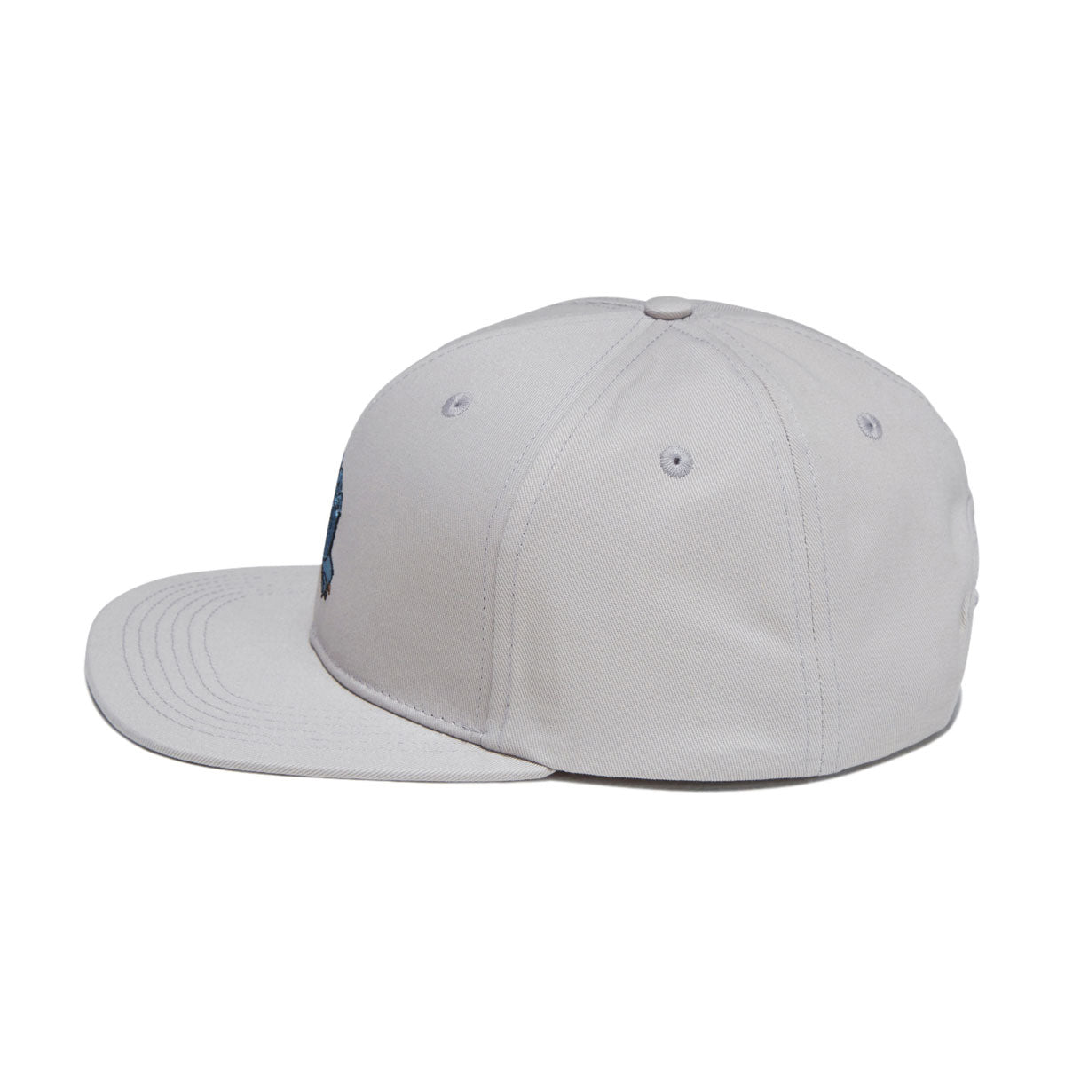 Santa Cruz Screaming Hand Snapback Hat - Light Grey image 3