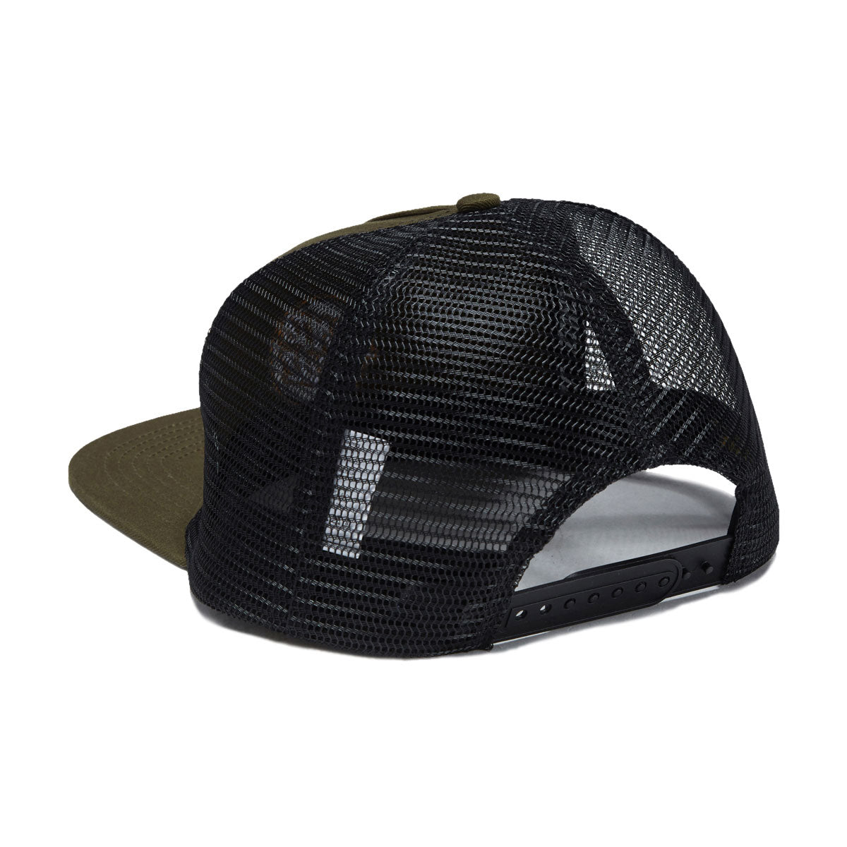 Santa Cruz Cruz Embroidered Trucker Hat - Olive/Black image 2