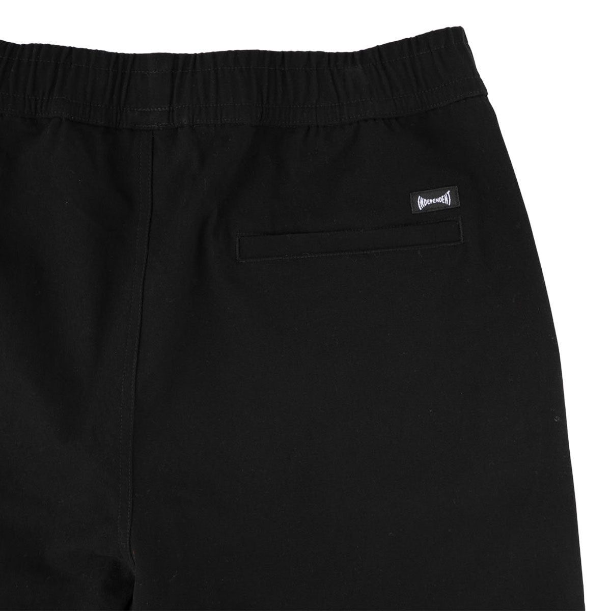 Independent Span Elastic Waist Shorts - Black/Black image 4