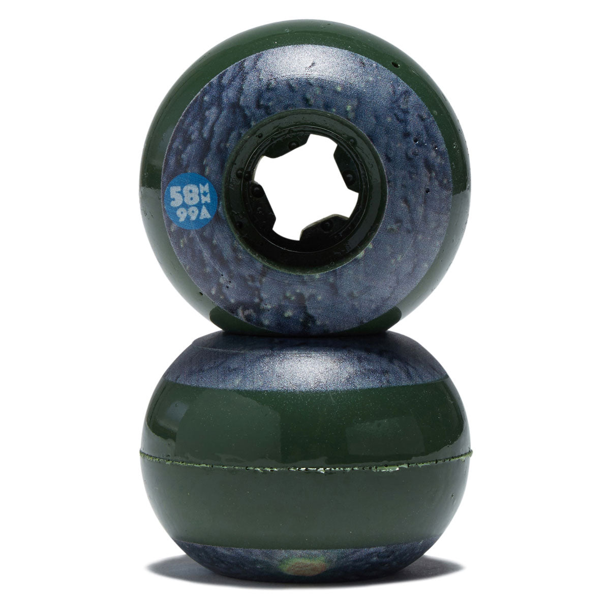 OJ Avocado Lil Doodies 99a Skateboard Wheels - Green - 58mm image 2