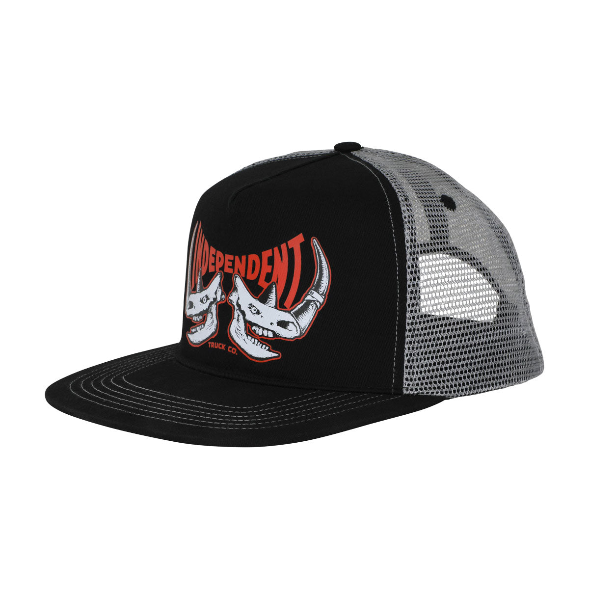 Independent x Rhino Mesh Trucker Hat - Black/Grey image 1