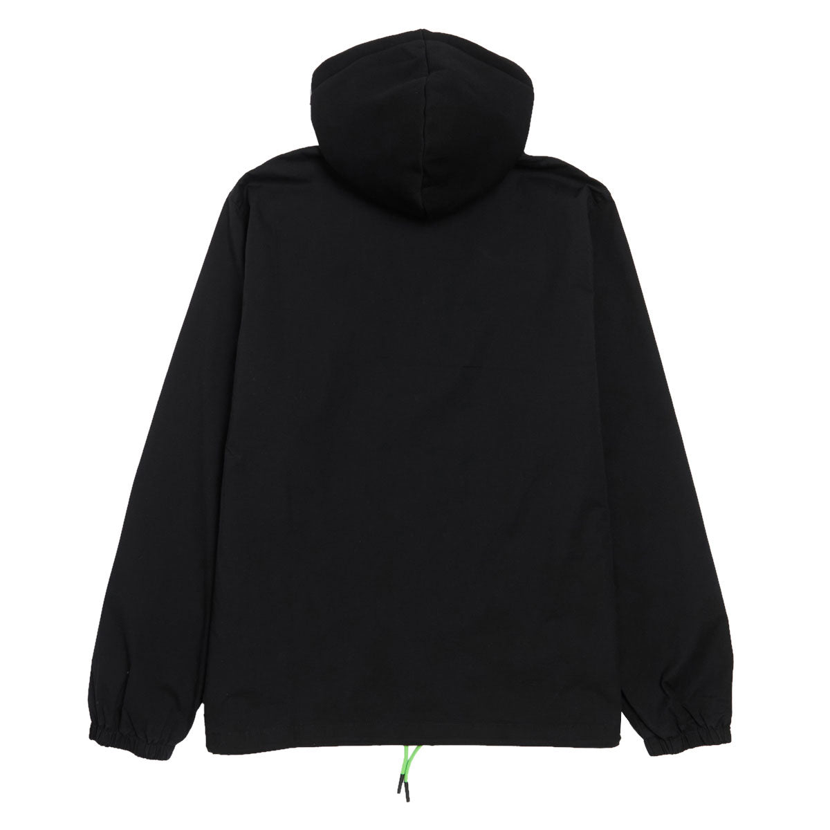 Creature Gravette Cut And Tie Hooded Windbreaker Jacket - Black image 2