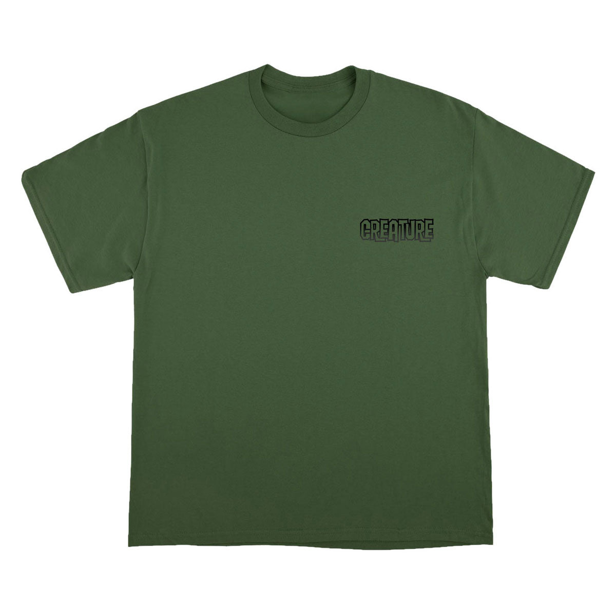 Creature Coffin Club Relic T-Shirt - Military Green image 2