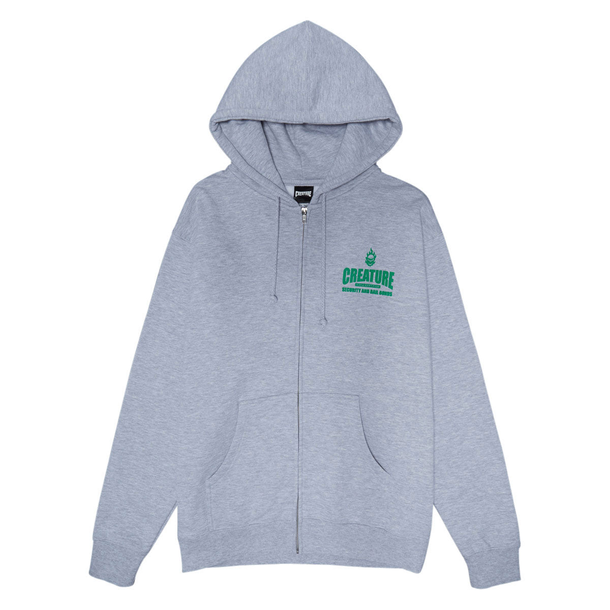 Creature Security Service Zip Hoodie - Grey Heather image 1