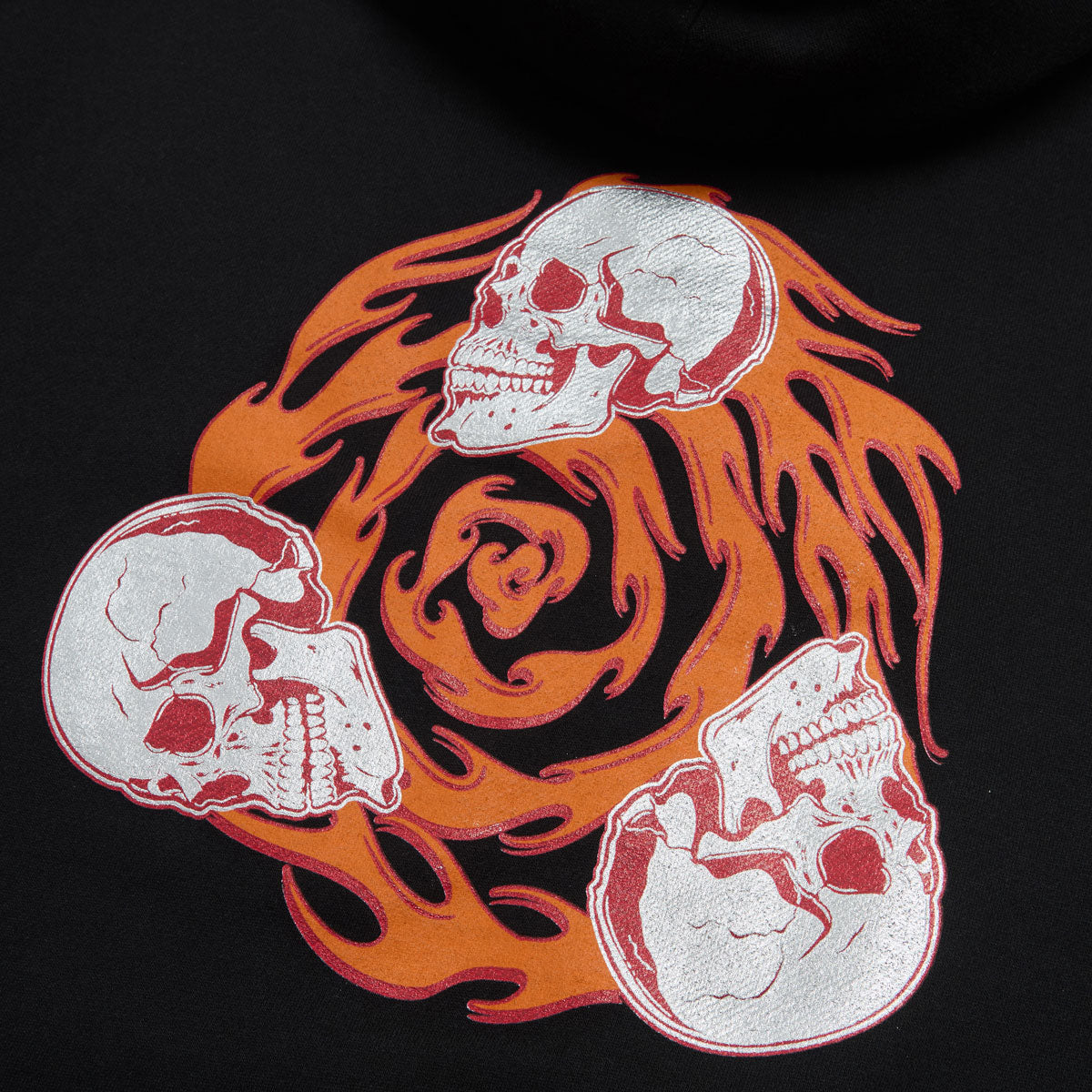 Creature Spiral Skull Hoodie - Black image 4