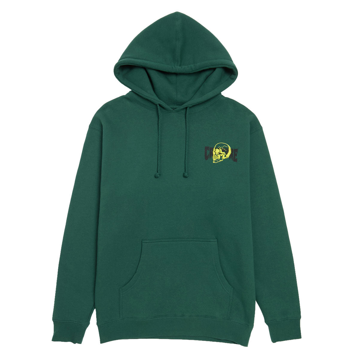 Creature Spiral Skull Hoodie - Dark Green image 2