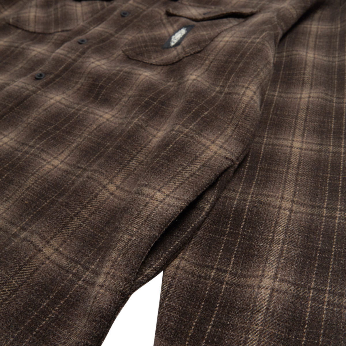 Creature BHF Long Sleeve Hooded Flannel Shirt - Black image 4