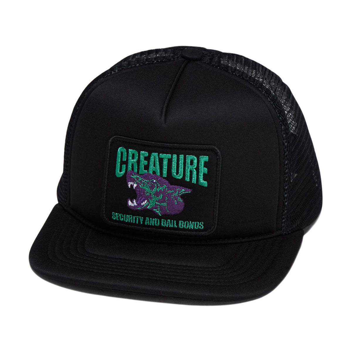 Creature Security Service Snapback Hat - Black image 1