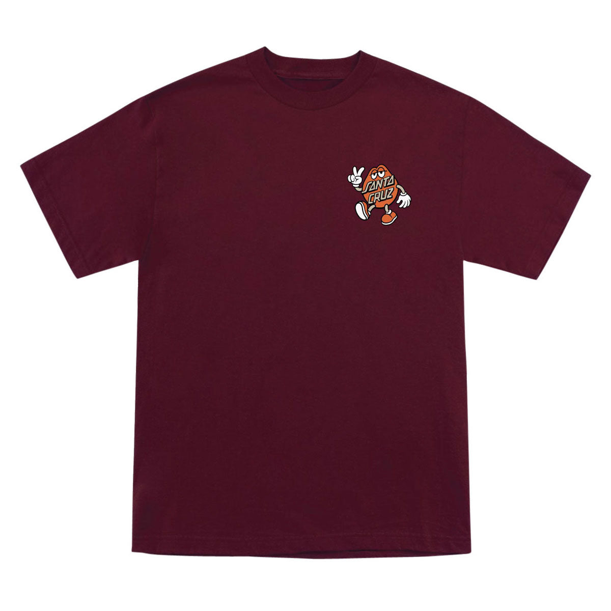 Santa Cruz Dot Dudes T-Shirt - Maroon image 2