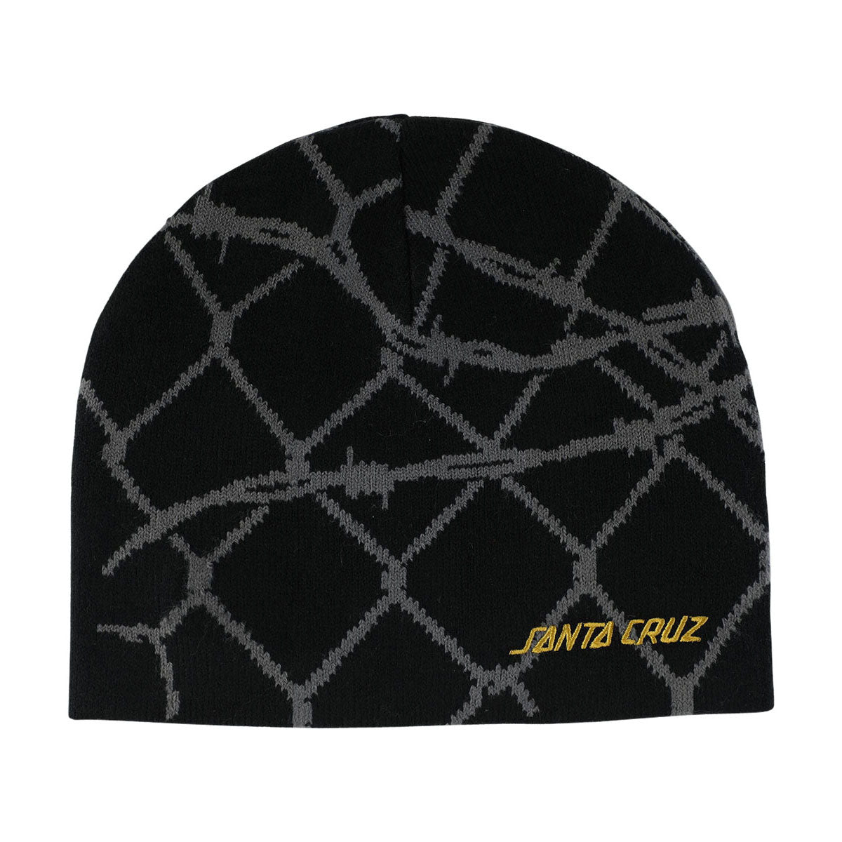 Santa Cruz Spot Chain Skull Beanie - Black image 1