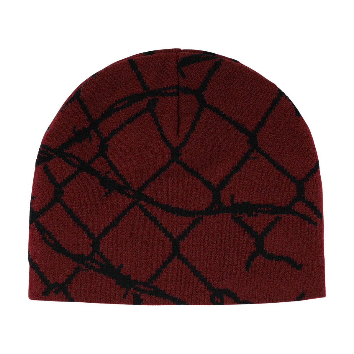 Santa Cruz Spot Chain Skull Beanie - Maroon image 2