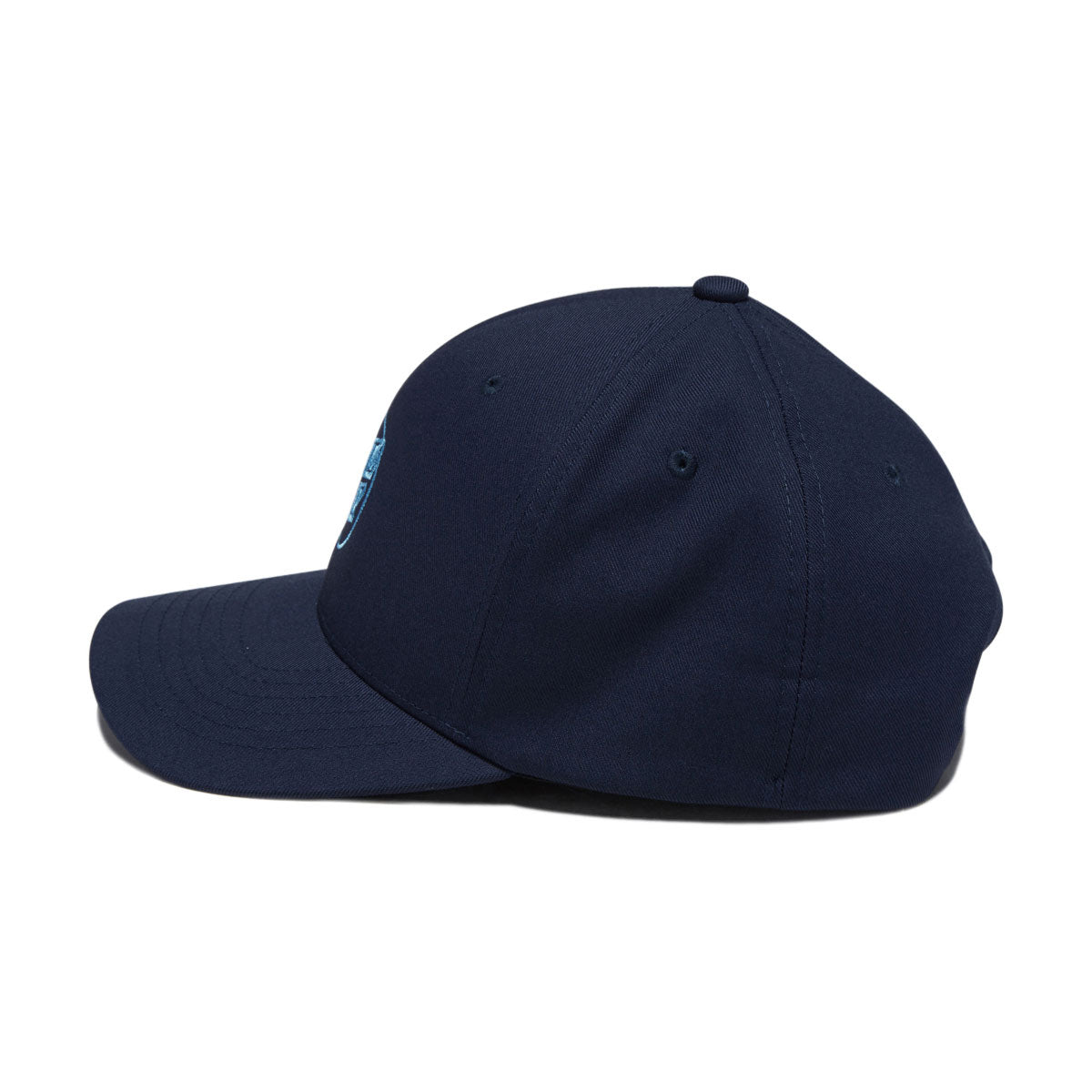 Santa Cruz Opus Dot Snapback Hat - Navy Storm Blue image 3