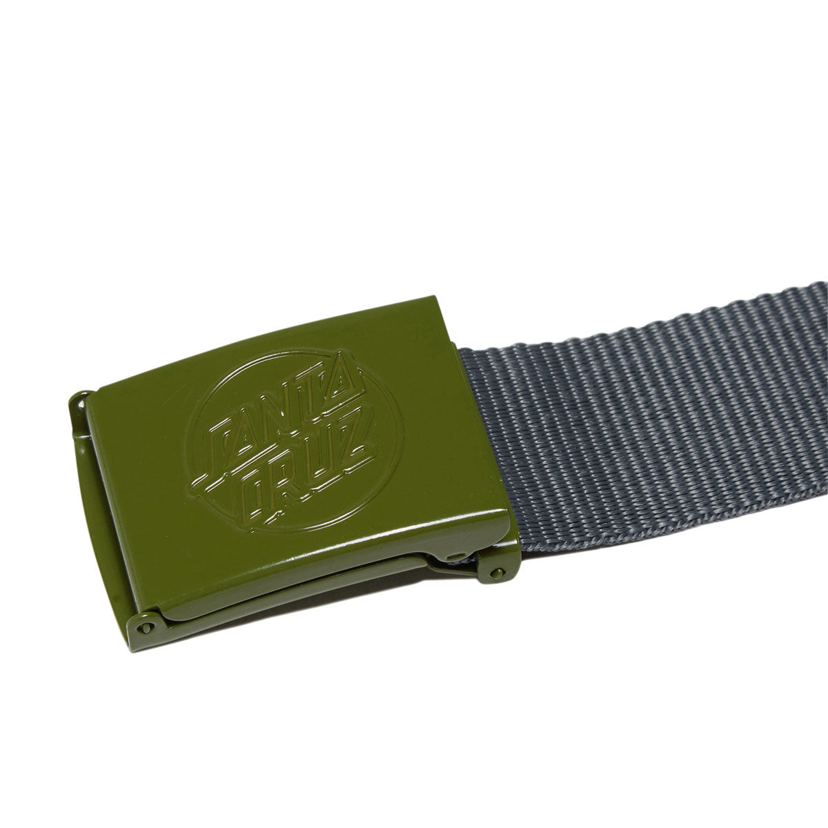 Santa Cruz Opus Dot Web Belt - Grey/Army image 3