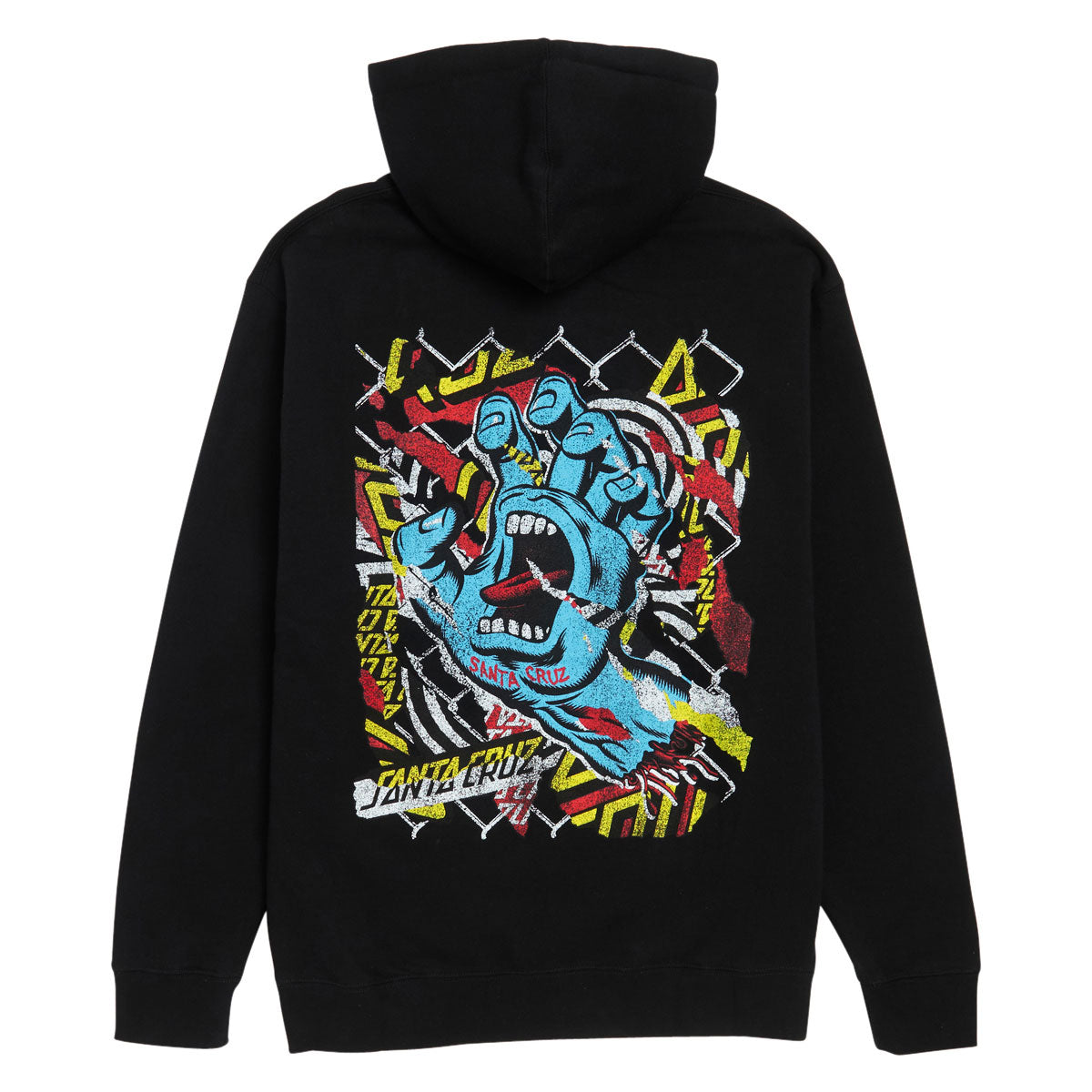 Santa Cruz Damaged Hand Hoodie - Black image 1
