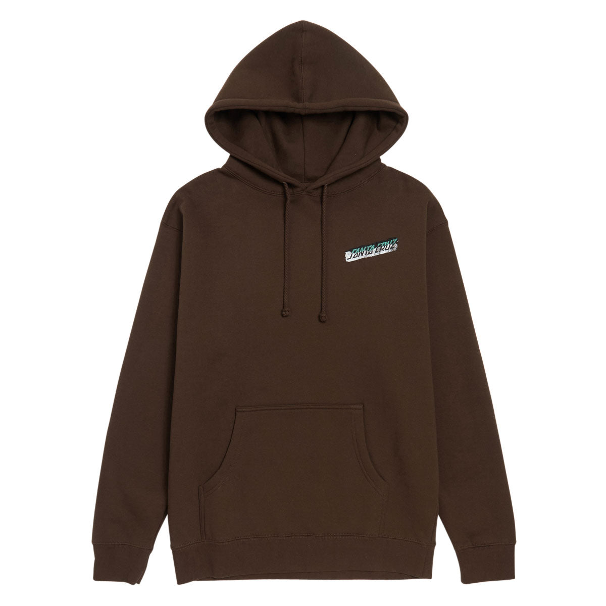 Santa Cruz Damaged Hand Hoodie - Brown image 2