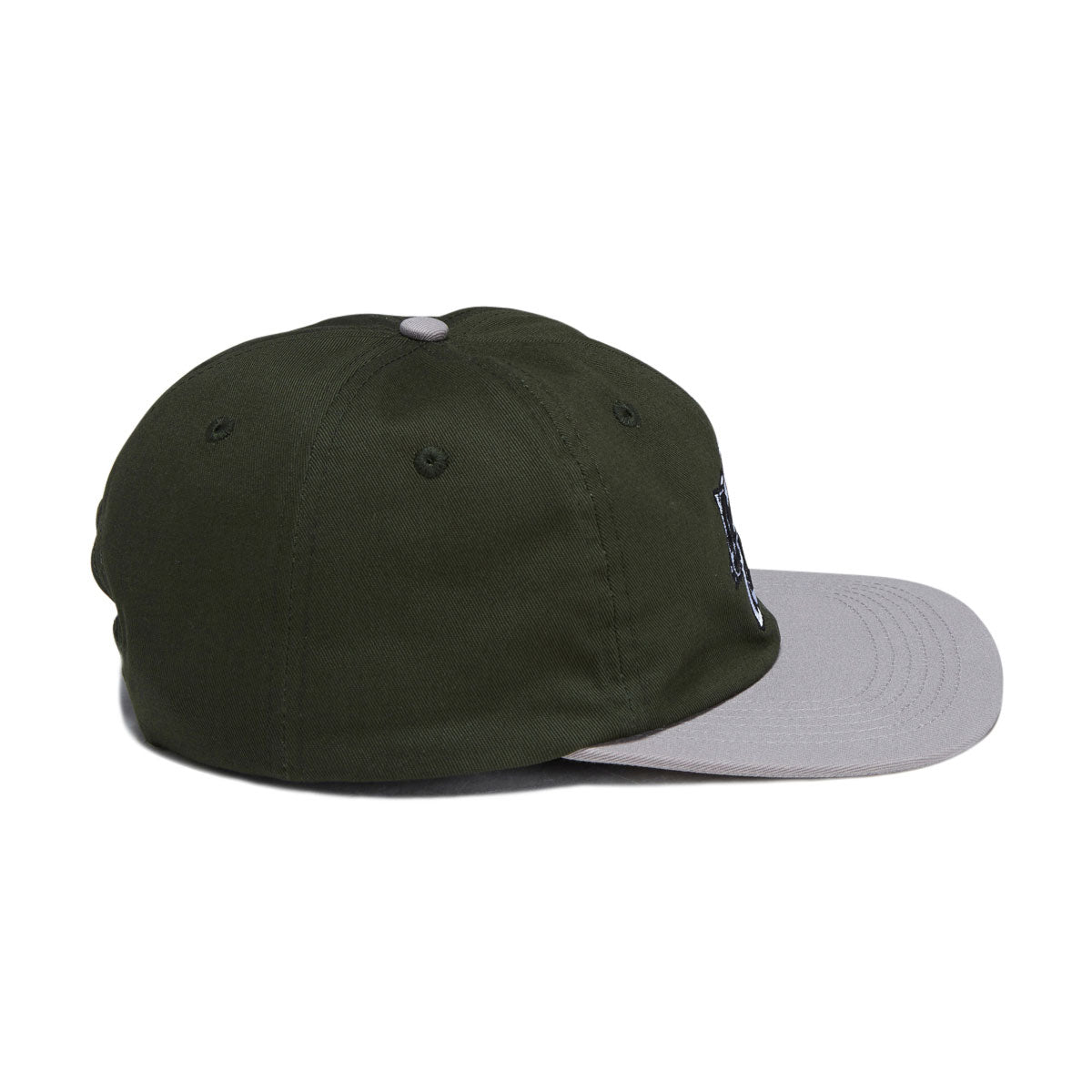 Santa Cruz Pay Off Stack Strip Snapback Hat - Forest/Grey image 4
