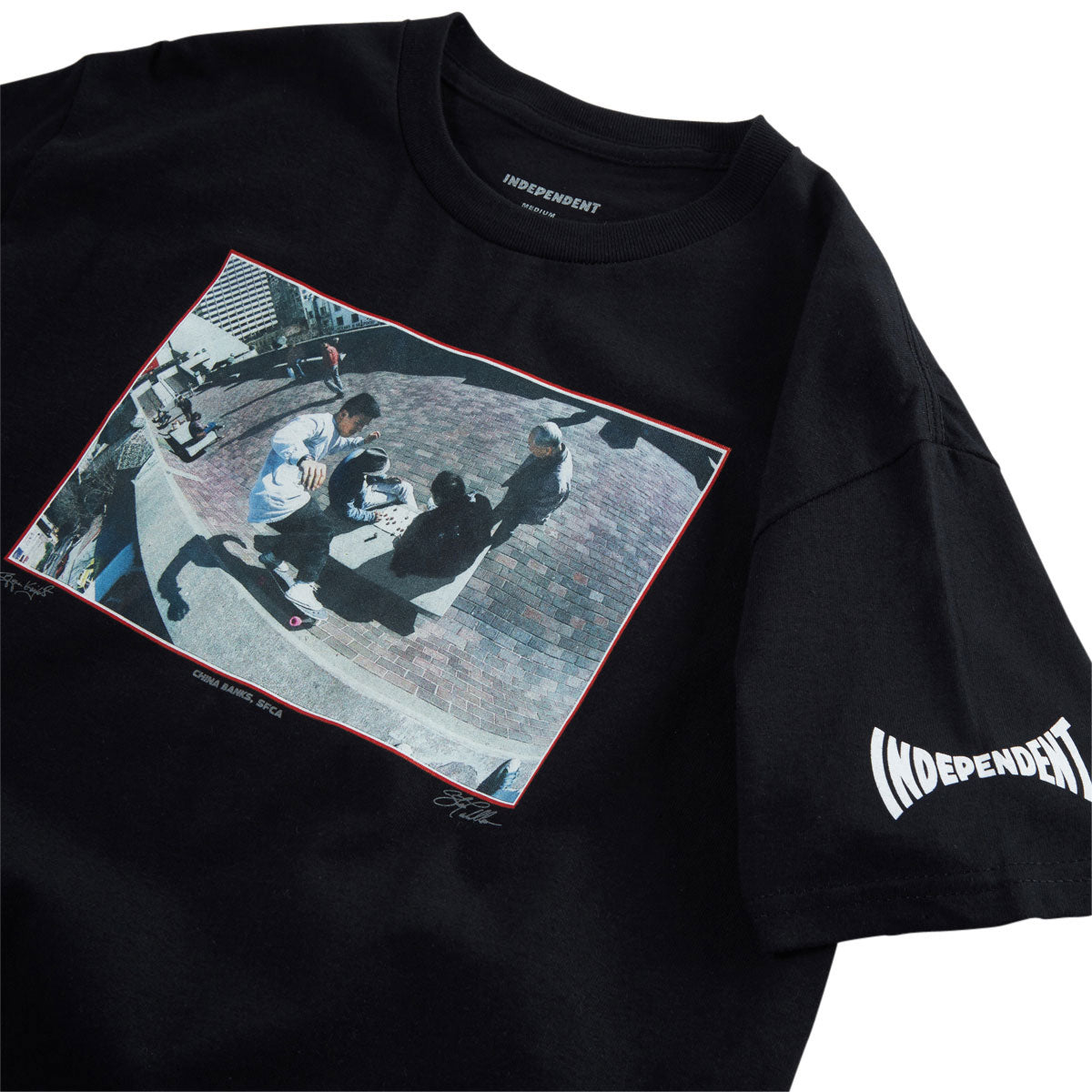 Independent Caballero China Banks T-Shirt - Black image 2