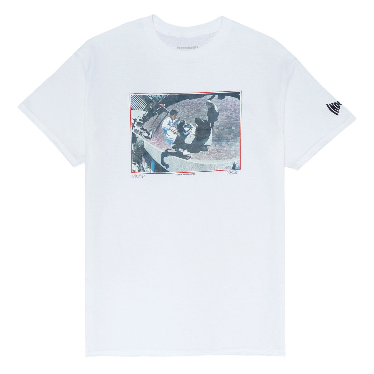 Independent Caballero China Banks T-Shirt - White image 1