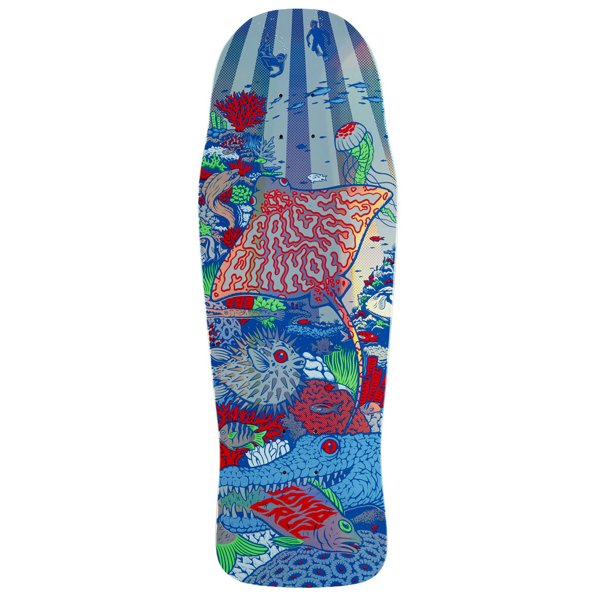 Santa Cruz Winkowski Aquatic Pro Shaped Skateboard Deck - 10.34